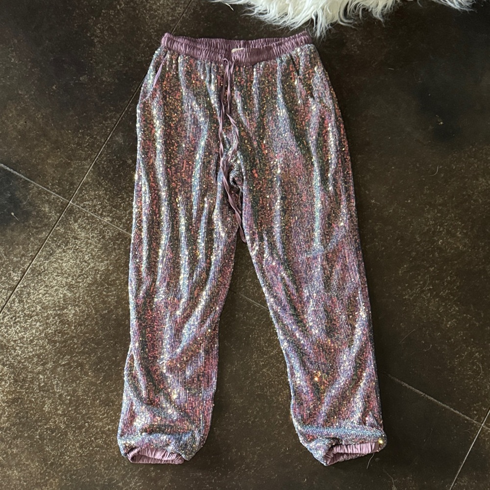 Judith March Sequin Joggers